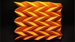 Teselado de Herringbone  Tutorial de Origami [upl. by Yrogerg]