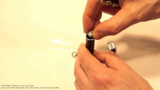 How to replace batteries to small led flashlight [upl. by Grimona]