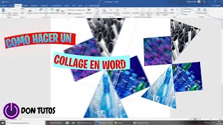 COMO HACER UN COLLAGE EN WORD2020 [upl. by Sinylg]