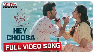 Hey Choosa Full Video Song  Bheeshma Movie  Nithiin Rashmika Venky Kudumula  Mahati Swara Sagar [upl. by Bernelle]