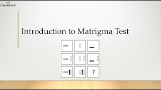 Matrigma Test Prep Introduction [upl. by Durno88]