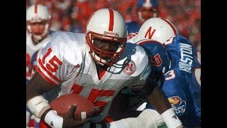 1995 1 Nebraska  10 Kansas No Huddle [upl. by Fisuoy]