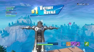 NEW WHITE quotICE KINGquot SKIN GAMEPLAY Showcase TIER 100 OUTFIT  Fortnite SEASON 7 BATTLE PASS [upl. by Idurt]