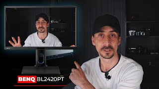 BenQ BL2420PT 24 inch review Designer Monitor under 250 [upl. by Staw]