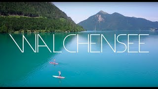 Walchensee Kochel am See Bayern  Bavaria  Summer  Alps  4K Drone Footage [upl. by Okorih683]