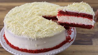 Red Velvet Cheesecake Cake Recipe [upl. by Chuah]