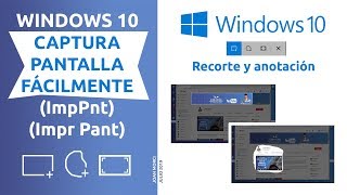 Windows 10 captura pantalla fácilmente 2019 [upl. by Bryce]