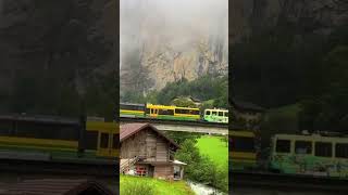 Beautiful Scenery in Lauterbrunnen Switzerland 4K [upl. by Howlond]