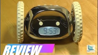 REVIEW Clocky  Runaway Alarm Clock on Wheels Original [upl. by Arri]