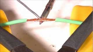 How To Solder  IntroJoining Stranded Wires  Part 1 [upl. by Louisette]