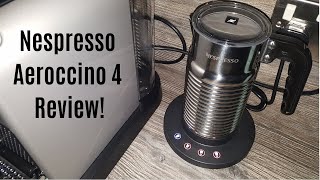 Nespresso Aeroccino 4 Milk Frother Review  Worth upgrading from the Aeroccino 3 [upl. by Turnheim]