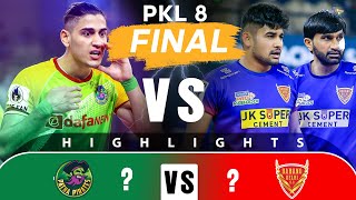 Pro Kabaddi League 8 Highlights Final  Dabang Delhi Vs Patna Pirates [upl. by Atoiyanap]