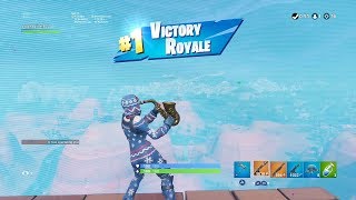 FORTNITE First Win with WINTER quotONESIEquot SKIN HIGH KILL SOLO  Fortnite SEASON 7 BATTLE PASS [upl. by Nwahshar]