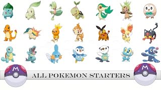 All Pokemon Starters [upl. by Ahsir]