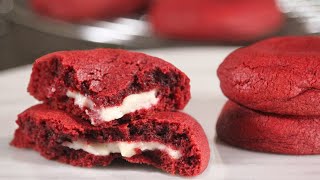 Red Velvet Cookies  How Tasty Channel [upl. by Ennaegroeg136]