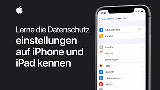 Lerne die Datenschutzeinstellungen auf iPhone iPad und iPod touch kennen – Apple Support [upl. by Eugirne217]