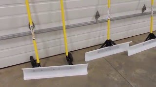 quotTHE SNOWPLOWquot Snow Shovel 48 inch amp 36 inch overview comparison [upl. by Gould]