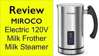 Review Miroco Milk Frother  How to make froth milk at home [upl. by Epperson]