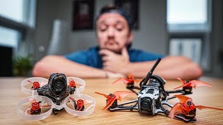 LowBudget FPV Drones that Dont Suck Mobula 6 HD  Tinyhawk 2 Freestyle Review [upl. by Nekial]