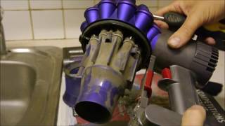 How to clean the Dyson V6  DC59 Cordless Vacuum Cleaner [upl. by Thin903]