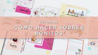 Cómo hacer sobres bonitos [upl. by Cathrin973]