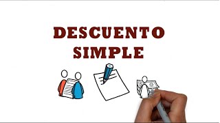 DESCUENTO SIMPLE  Fórmulas y ejemplos [upl. by Nailluj]