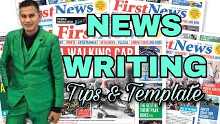 NEWS WRITING Tips and Template Campus Journalism [upl. by Ikciv]