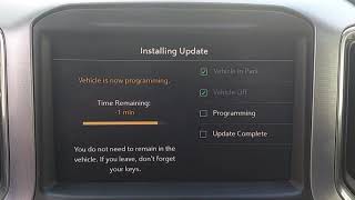 GMC CHEVY SOFTWARE UPDATE HOW TO SAFELY RUN [upl. by Jarret]