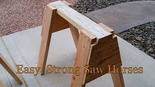 Easy Strong Saw Horses [upl. by Ididn]