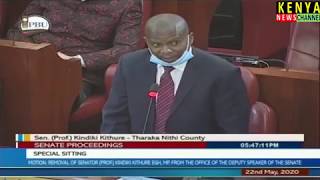 KITHURE KINDIKI EMOTIONAL LAST SPEECH IN SENATE [upl. by Joshia]