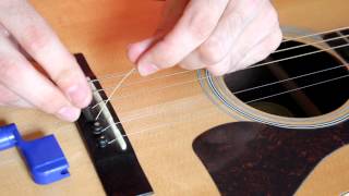 How to Change an Acoustic Guitar String EASY [upl. by Walli294]