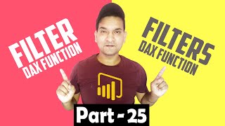 Power BI Filter DAX Function Power BI Filter vs Filters DAX Function Filter DAX Function in Power [upl. by Jock429]