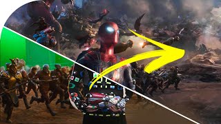 Vingadores Ultimato  Batalha Final  Antes e depois VFX [upl. by Atsirc]