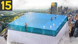 15 MOST Creative Swimming Pools [upl. by Enetsuj]