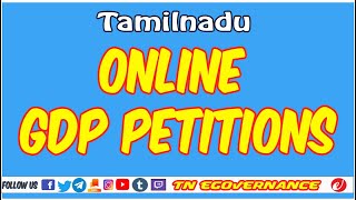 Online GDP Petitions in Tamil  Tamilnadu [upl. by Rugen]