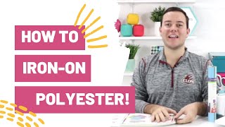 HOW TO IRONON POLYESTER [upl. by Uahc]