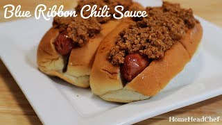 Blue Ribbon Chili Dog Sauce Recipe [upl. by Langbehn]