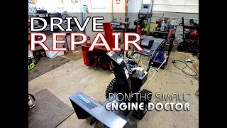 HOWTO Easily Fix A Snowblower That Wont Drive  Wheels Wont Turn [upl. by Annayad]