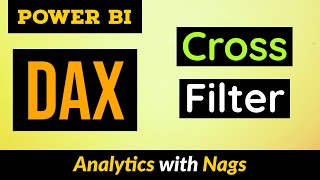 Cross Filter in Power BI DAX Tutorial 3550 [upl. by Bartholomeus]