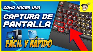 ✅ Como tomar una CAPTURA de PANTALLA en cualquier PC o LAPTOP 【2022】 [upl. by Noyad666]