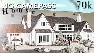 Bloxburg No Gamepass House 70k [upl. by Idihc]