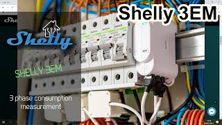 Shelly 3EM  3 phase energy metering [upl. by Block]