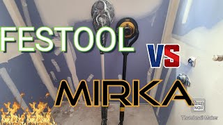 Best Drywall Sander Mirka vs Festool [upl. by Marcela]