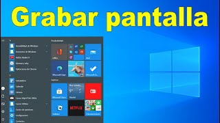 Como grabar la pantalla de tu pc [upl. by Herm]