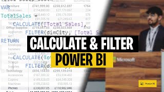 How to Use Calculate amp Filter in Power BI to Change Filter Context [upl. by Akinyt]