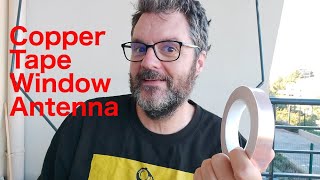 Building a CopperTape VHF Window Antenna [upl. by Scholem]