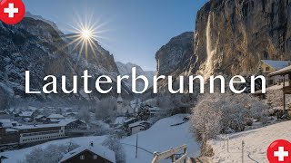 Come To Lauterbrunnen Switzerland For A Magical Winter Experience [upl. by Berard]