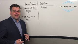 The Pension Group  Pension vs Lump Sum [upl. by Yrroc995]