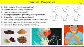 Tannins Introduction Types Sources Properties UsesTannin Secondary Metabolite [upl. by Zurek]