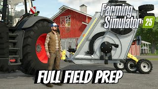 Full Field Prep  Farming Simulator 25 FS25 XBOX [upl. by Fraase]